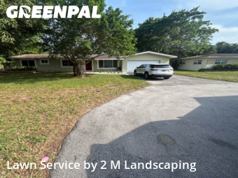 Yard Mowingin Plantation,33317,Lawn Care by 2 M Landscaping, work completed in Jan , 2026
