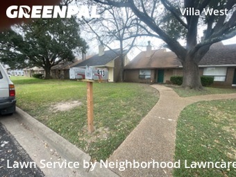 Lawn mowed in Bryan, 77801