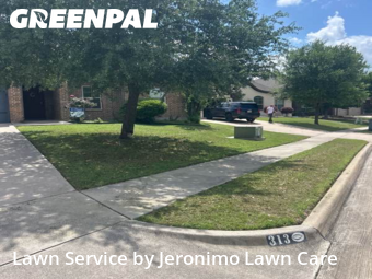 Yard Mowingin Benbrook,76126,Lawn Service by Jeronimo Lawn Care , work completed in Dec , 2025