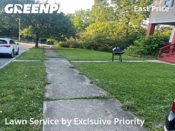 Lawn mowed in Cincinnati, 45204