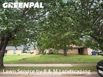 Grass Cutin Euless,76039,Yard Cutting by B & M Landscaping, work completed in Jun , 2026