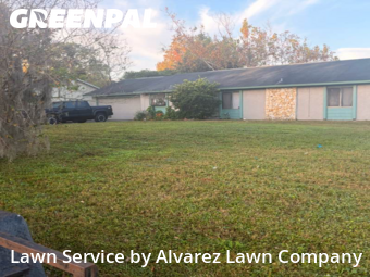 Grass Cutin Orlando,32817,Lawn Cut by Alvarez Lawn Company, work completed in Jan , 2026