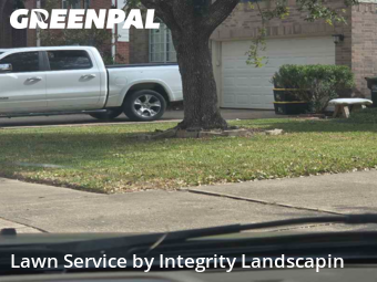 Lawn Care Servicein Pearland,77584,Yard Cutting by Integrity Landscapin, work completed in Dec , 2025
