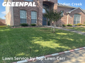 Lawn Management in Carrollton, 75010, Lawn Cutting by Top Lawn Carr, work completed in Nov , 2025