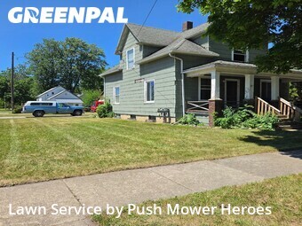Lawn Mowing Servicein Saginaw,48602,Lawn Cut by Push Mower Heroes, work completed in Jun , 2026