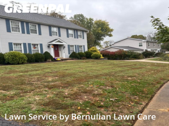 Grass Cutin Chesterfield,63017,Lawn Maintenance by Bernulian Lawn Care, work completed in Dec , 2025