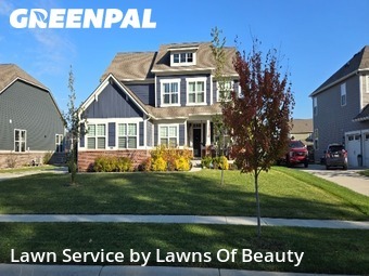 Lawn Maintenance in Zionsville, 46077, Lawn Mowing by Lawns Of Beauty, work completed in Oct , 2025