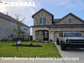 Lawn Cutin Porter,77365,Lawn Mowing by Alvarado's Landscape, work completed in Nov , 2025