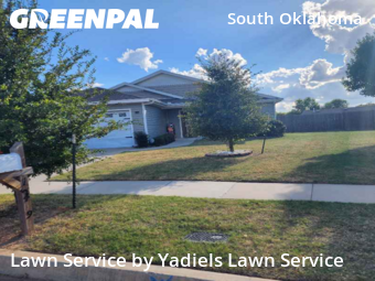 Lawn Mowingin Oklahoma City,73170,Yard Cutting by Yadiels Lawn Service, work completed in Dec , 2025
