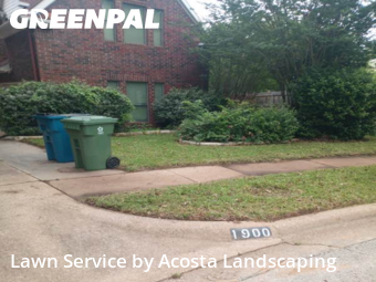 Yard Cuttingin Grapevine,76051,Yard Cutting by Acosta Landscaping , work completed in Nov , 2025