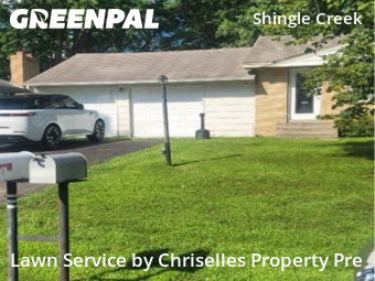 Backyard Mowing in Brooklyn Center, 55430, Lawn Mowing by Chriselles Property Pre, work completed in Nov , 2025