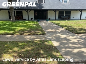 Lawn Carein Irving,75061,Lawn Mowing by Alfas Landscaping, work completed in Jun , 2026