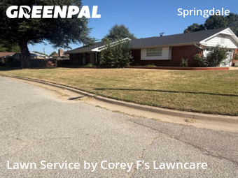 Yard Mowingin Oklahoma City,73112,Lawn Service by Corey F’s Lawncare, work completed in Dec , 2025