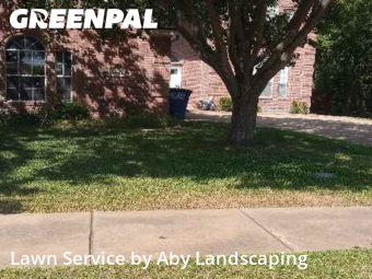 Yard Services in Sachse, 75048, Yard Mowing by Aby Landscaping, work completed in Nov , 2025