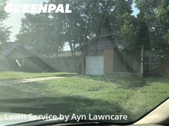 Grass Cutting in Lawton, 73505, Front Yard Mowing by Ayn Lawncare, work completed in Nov , 2025