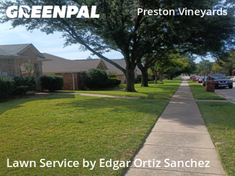 Lawn Mowingin Frisco,75035,Lawn Service by Edgar Ortiz Sanchez, work completed in Dec , 2025