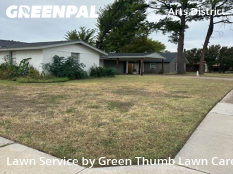 Backyard Landscaping In Irving,75062,Landscaping Cleanup by Green Thumb Lawn Care, work completed in Oct , 2025