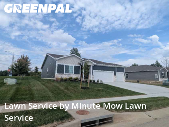 Yard Mowing in Blue Springs, 64014, Garden Trimming by Minute Mow Lawn Service, work completed in Nov , 2025