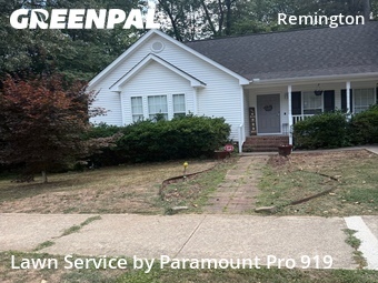 Lawn mowed in Raleigh, 27616