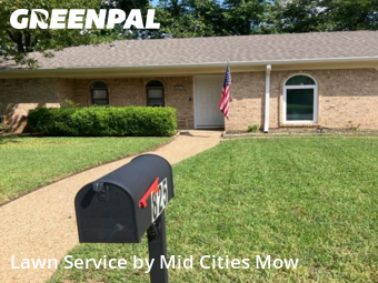 Lawn Servicein Bedford,76021,Lawn Cutting by Mid Cities Mow, work completed in Nov , 2025