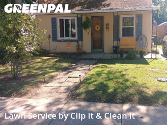 Lawn Care Servicein Clarksville,47129,Yard Mowing by Clip It & Clean It, work completed in Oct , 2025