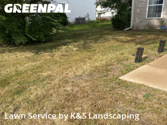 Lawn Upkeep in Plainfield, 60586, Backyard Mowing by K&S Landscaping, work completed in Oct , 2025