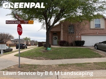 Lawn Maintenancein Flower Mound,75028,Lawn Care Service by B & M Landscaping, work completed in Jun , 2026