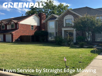 Yard Mowingin Grapevine,76051,Yard Cutting by Straight Edge Mowing, work completed in Nov , 2025