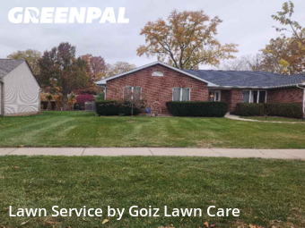 Landscaping Maintenance in Oswego, 60543, Lawn Mowing by Goiz Lawn Care, work completed in Nov , 2025