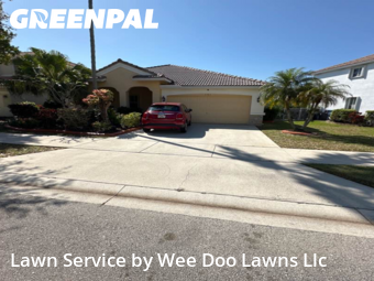 Grass Cutin Weston,33331,Yard Mowing by Wee Doo Lawns Llc, work completed in Dec , 2025
