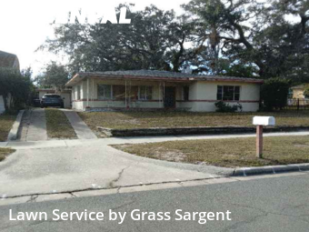 Yard Mowingin Clearwater,33755,Lawn Service by Grass Sargent, work completed in Jan , 2026