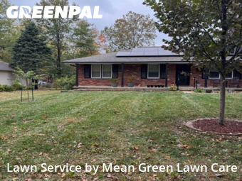 Yard Mowing in Blue Springs, 64015, Lawn Cutting by Mean Green Lawn Care, work completed in Nov , 2025