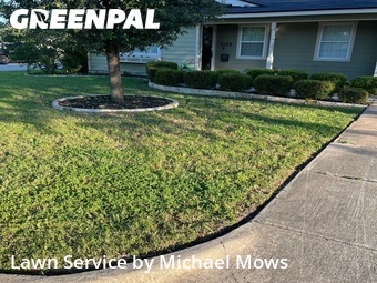 Lawn Cutin Haltom City,76117,Lawn Cutting by Michael Mows, work completed in Jun , 2026