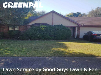 Yard Cuttingin Benbrook,76126,Lawn Care Service by Good Guys Lawn & Fen, work completed in Nov , 2025