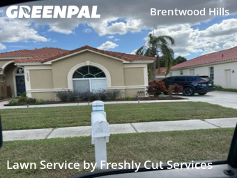 Front Yard Mowing in Brandon, 33511, Landscaping Maintenance by Freshly Cut Services, work completed in Dec , 2025