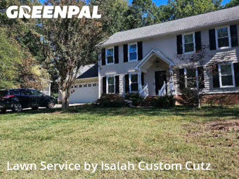 Lawn Care Servicein Matthews,28105,Lawn Cut by Isaiah Custom Cutz, work completed in Oct , 2025