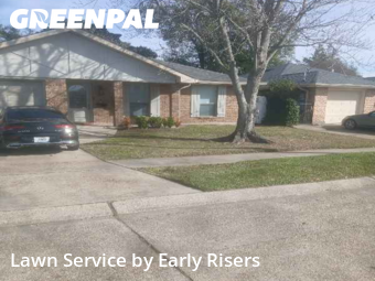 Yard Cutting in Metairie, 70002, Yard Mowing by Early Risers, work completed in 11 Jan, 2026 