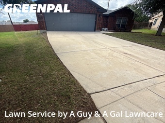 Lawn Servicein Cibolo,78108,Lawn Service by A Guy & A Gal Lawncare, work completed in Jun , 2026