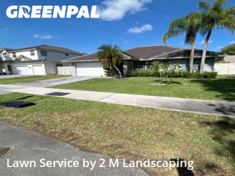 Lawn Cuttingin Davie,33325,Grass Cutting by 2 M Landscaping, work completed in Nov , 2025
