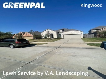 Lawn Cuttingin Porter,77365,Yard Cutting by V.A. Landscaping, work completed in Dec , 2025