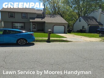 Lawn mowed in Dover, 19904