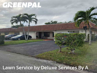 Lawn Management in Tamarac, 33321, Lawn Maintenance by Deluxe Services By A, work completed in Dec , 2025
