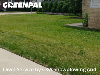 Lawn Cuttingin Des Plaines,60016,Lawn Service by C&A Snowplowing And , work completed in Jan , 2026
