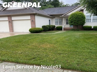 Lawn mowed in Camden, 19934