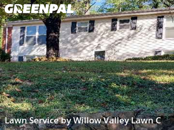 Yard Care Services in Roanoke, 24015, Front Yard Mowing by Willow Valley Lawn C, work completed in Nov , 2025