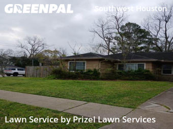 Lawn Maintenancein Bellaire,77401,Grass Cutting by Prizel Lawn Services, work completed in Dec , 2025