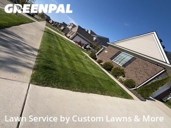 Lawn mowed in Van Buren Township, 48111