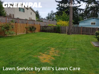 Grass Cut nearby Shoreline, WA, 
