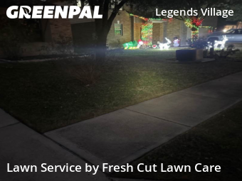 Yard Cutting in Round Rock, 78665, Lawn Management by Fresh Cut Lawn Care , work completed in Dec , 2025