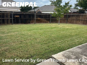 Lawn Servicein Lewisville,75077,Grass Cut by Green Thumb Lawn Care, work completed in Nov , 2025